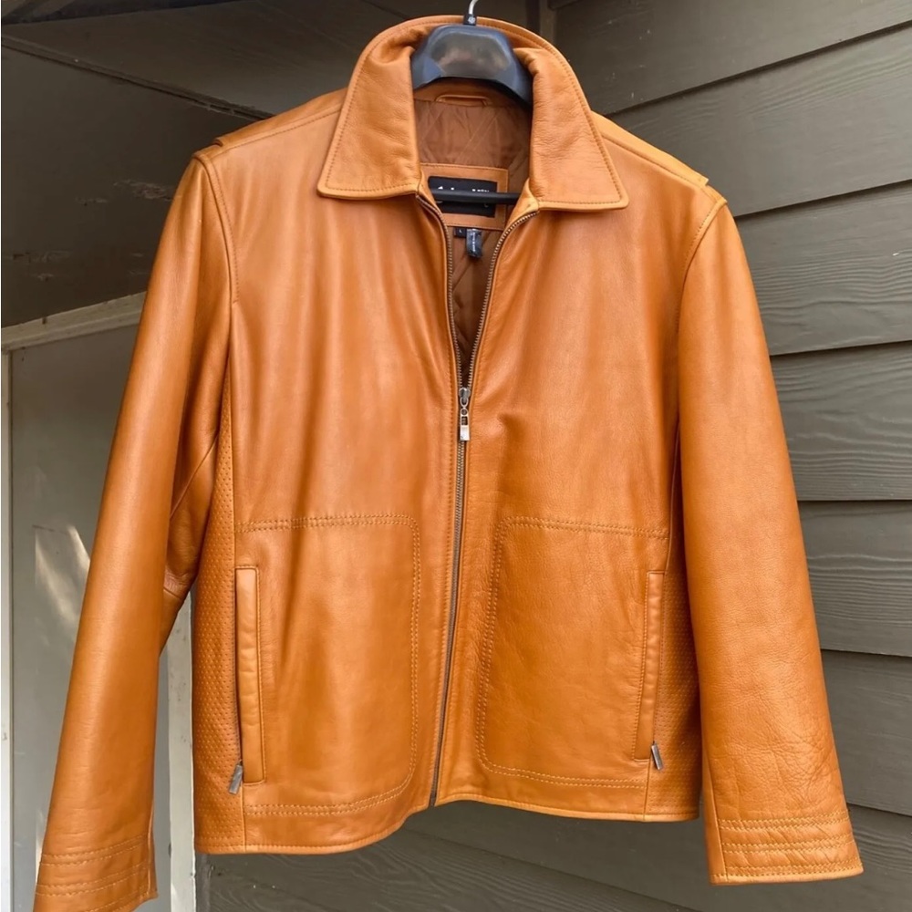 Schott Leather Jacket in Tan